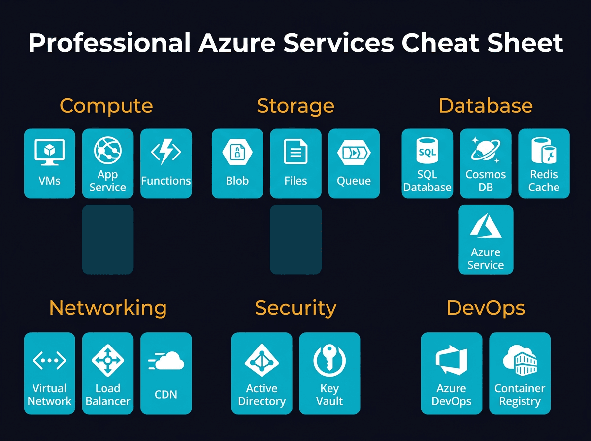 Azure Services Cheat Sheet
