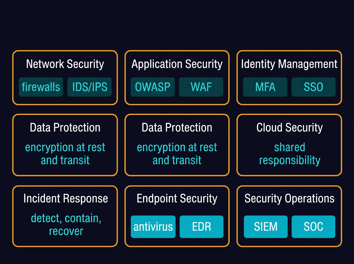 Cybersecurity 101 in one picture diagram
