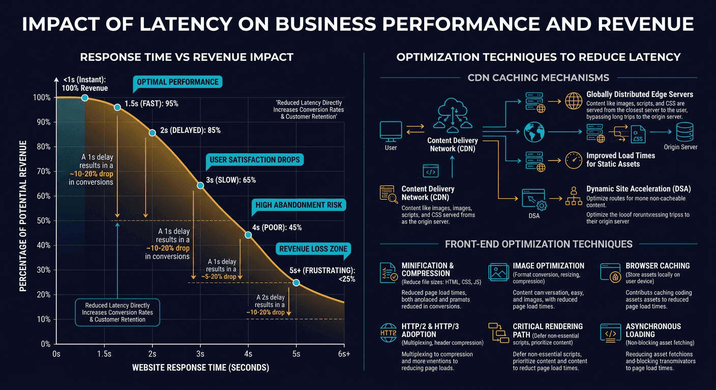 10 years ago, Amazon found that every 100ms of latency cost them 1% in sales diagram
