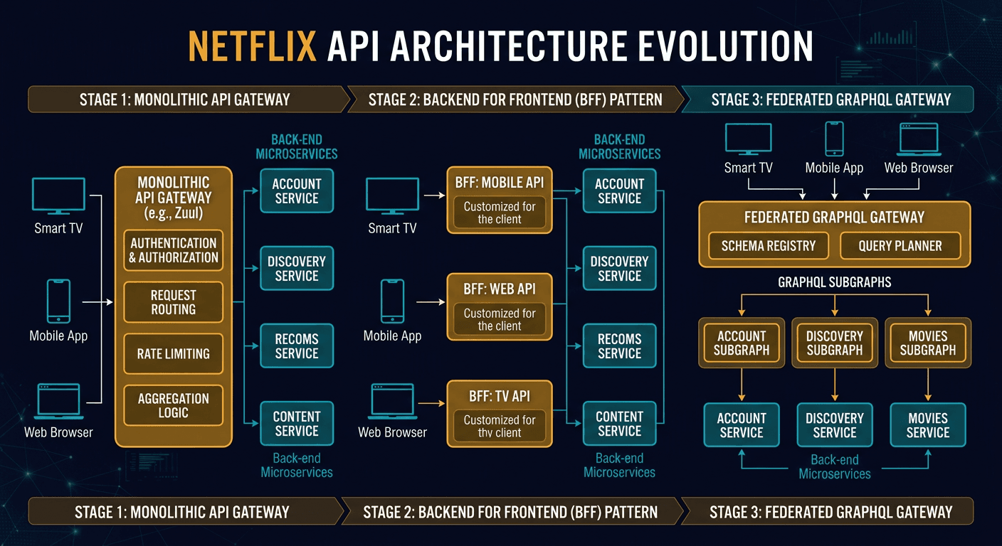 Netflix's Overall Architecture diagram