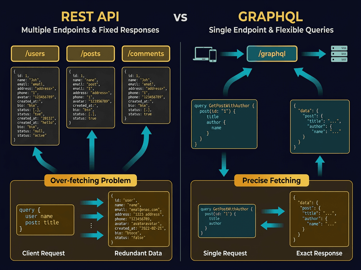 What is GraphQL? Is it a replacement for the REST API diagram