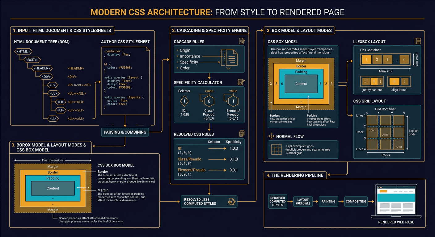 What is CSS (Cascading Style Sheets) diagram