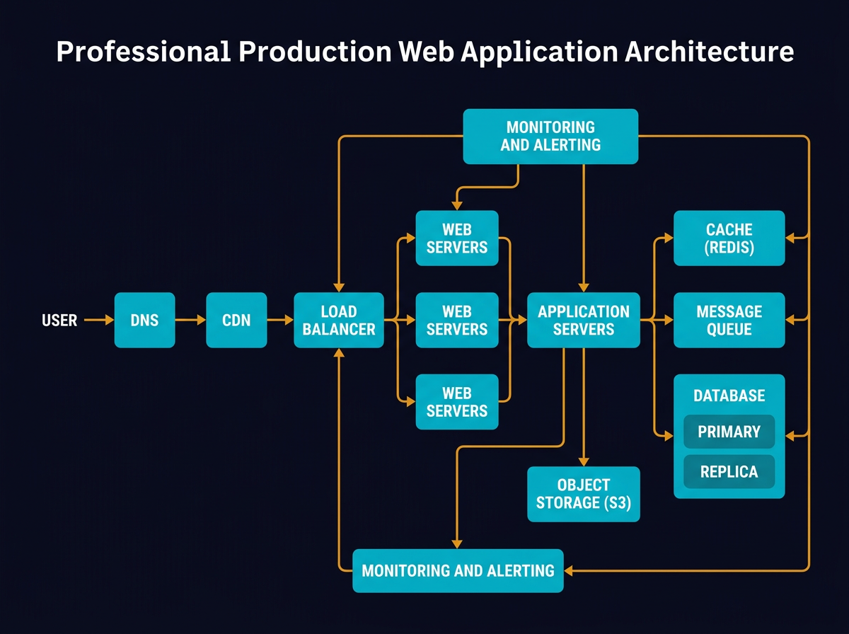 10 Essential Components of a Production Web Application - System Design