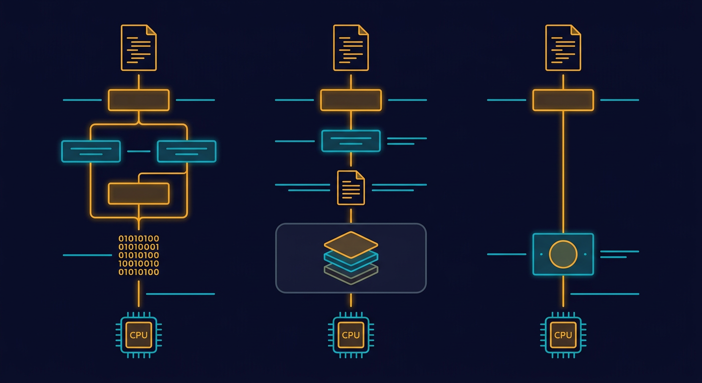 How Do C++, Java, Python Work - System Design