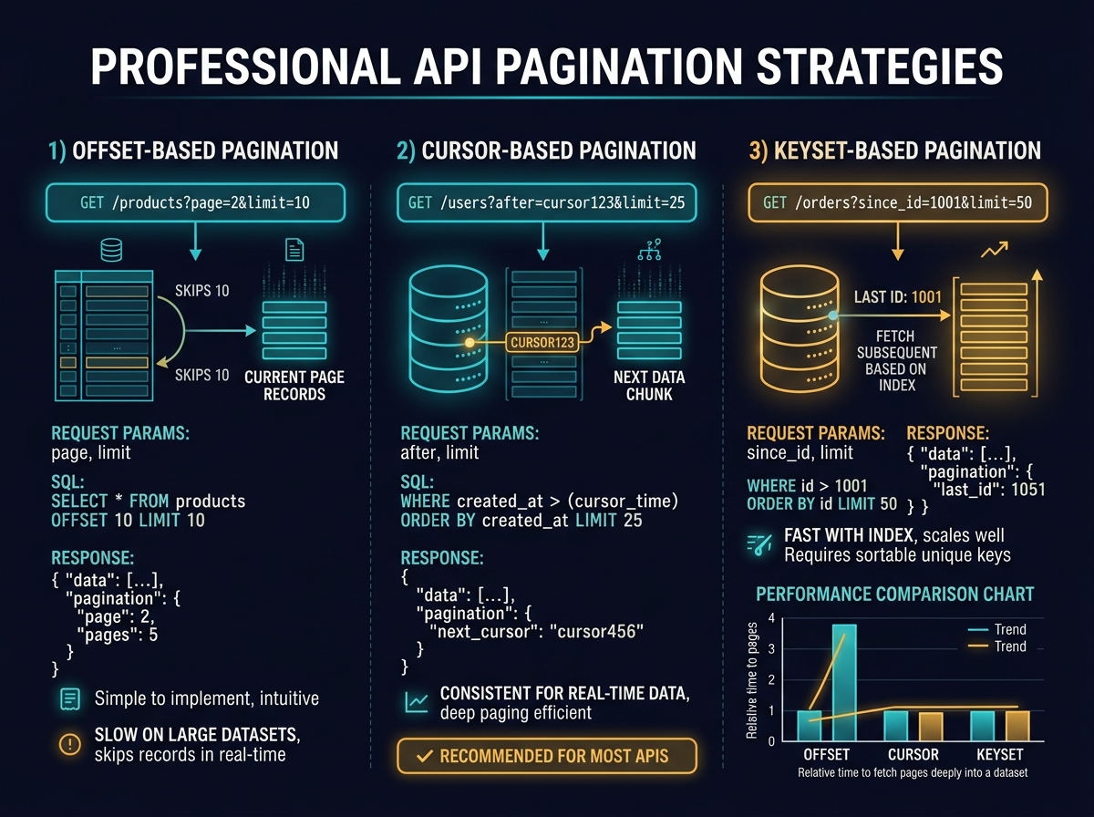 How do we Perform Pagination in API Design - System Design