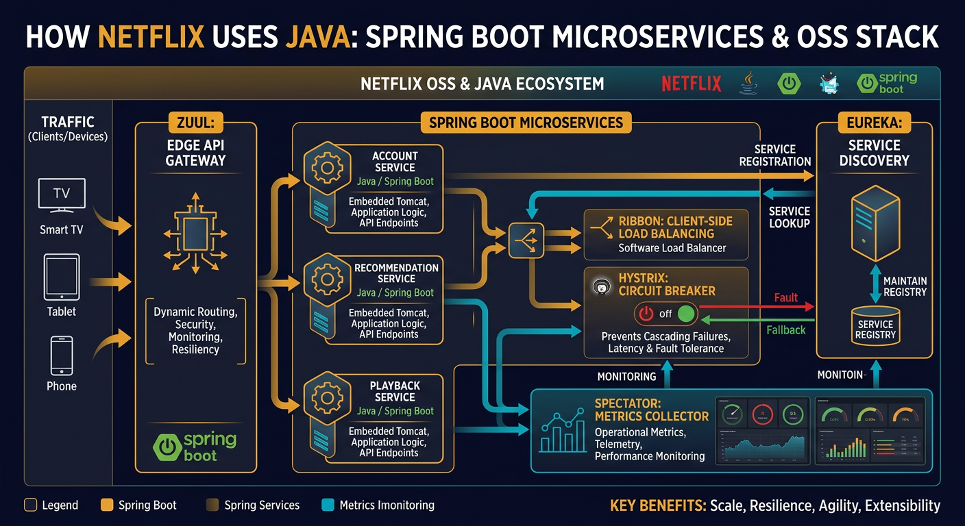 How Netflix Really Uses Java - System Design