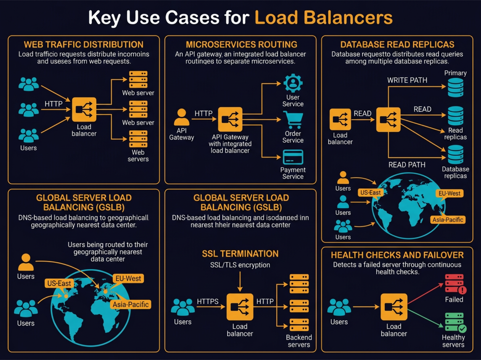 Key Use Cases for Load Balancers - System Design