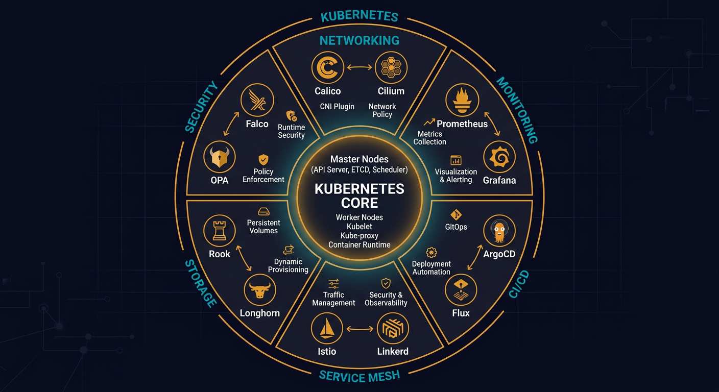 Kubernetes Tools Stack Wheel - System Design