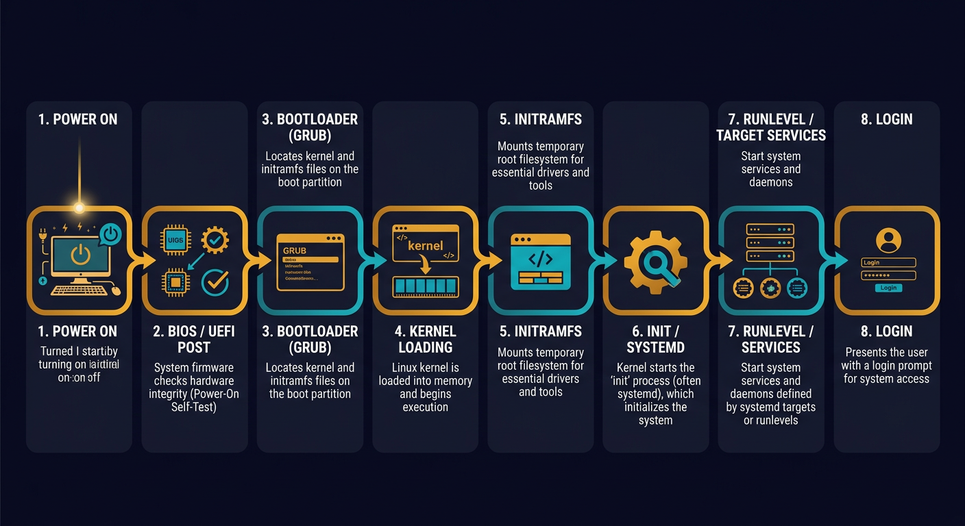 Linux Boot Process Explained - System Design