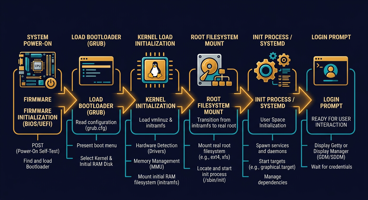 Linux Boot Process Illustrated - System Design