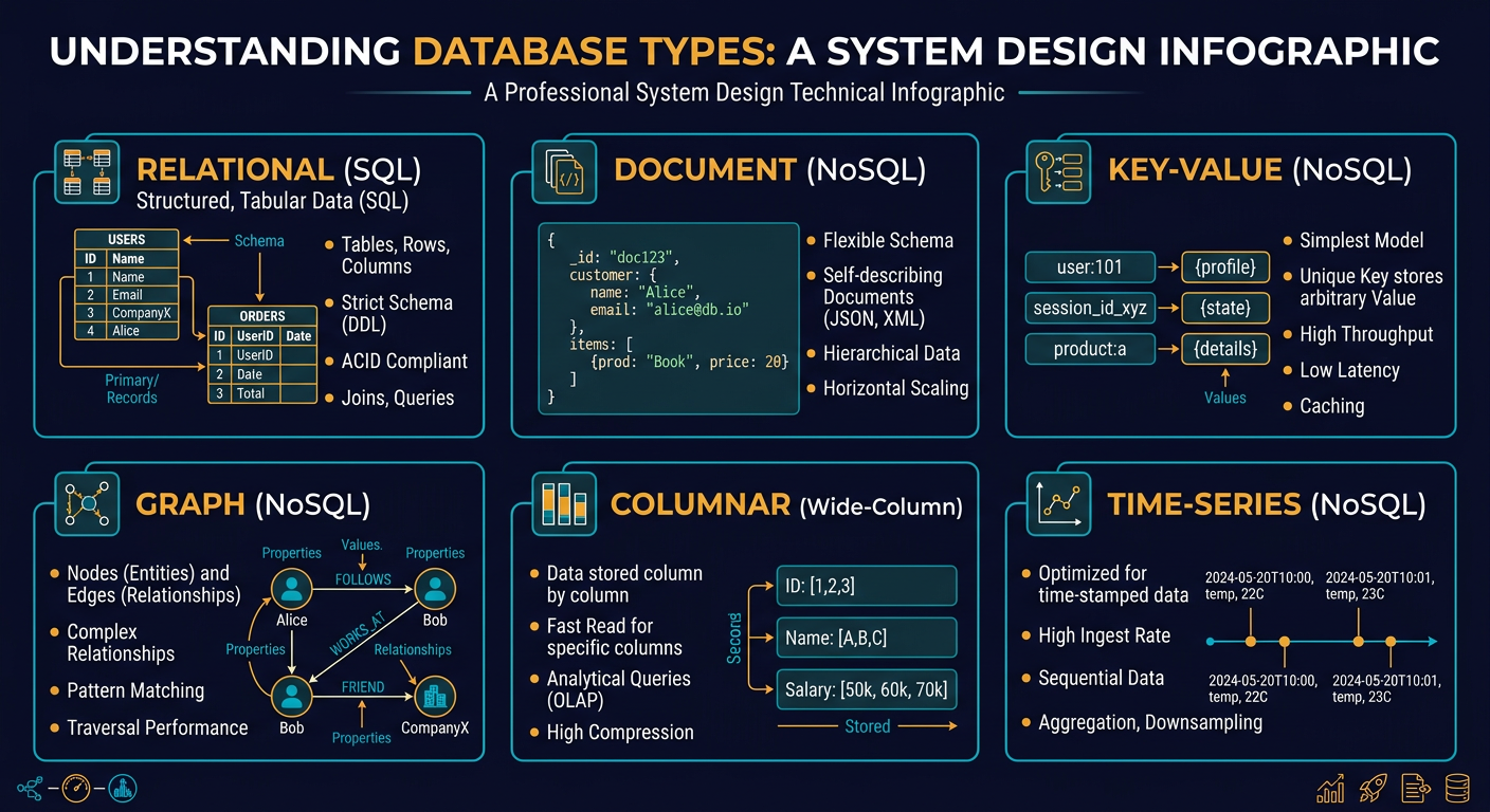 Understanding Database Types - System Design