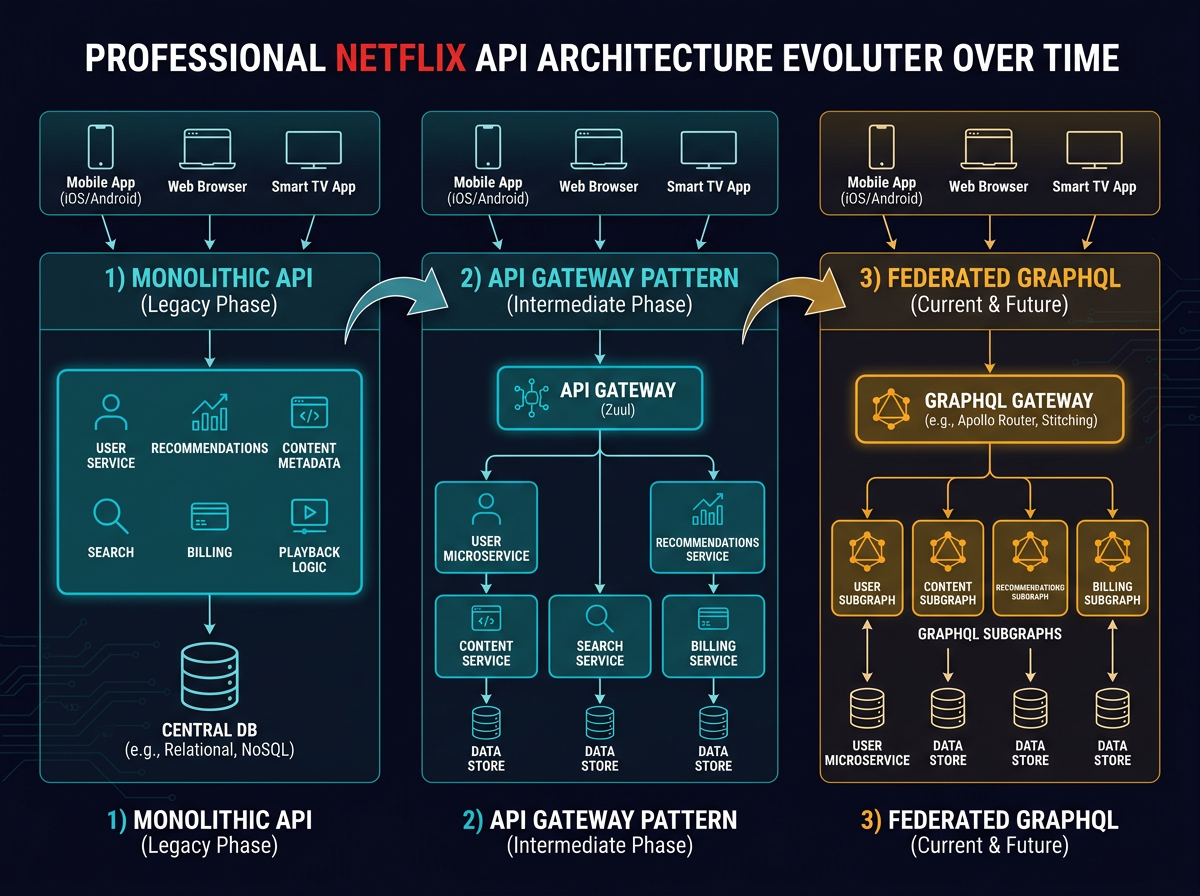 Unusual Evolution of the Netflix API Architecture - System Design