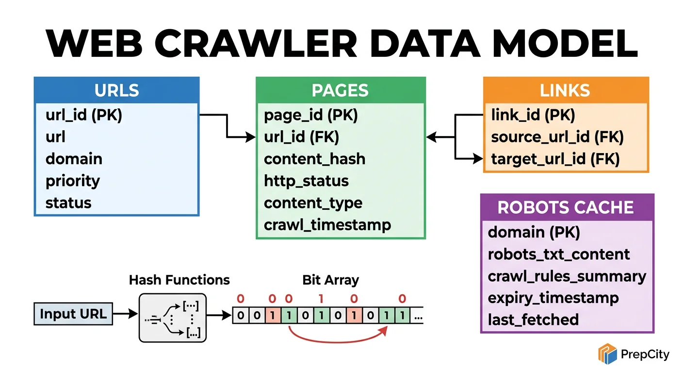 Data Model & Database Design diagram